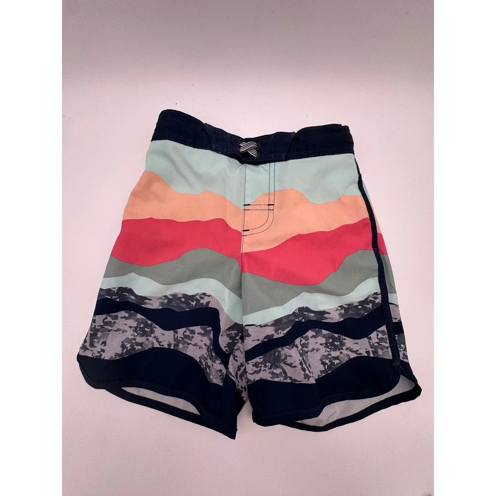 Lot of 4 Boys Swim Trunks‎ Size 6-7 Small Wonder Nation OP Mixed Brands